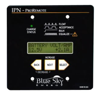 Sunforge IPN ProRemote display with 500A/50mV current shunt, RJ-11 cable 25' (7.6 m) included