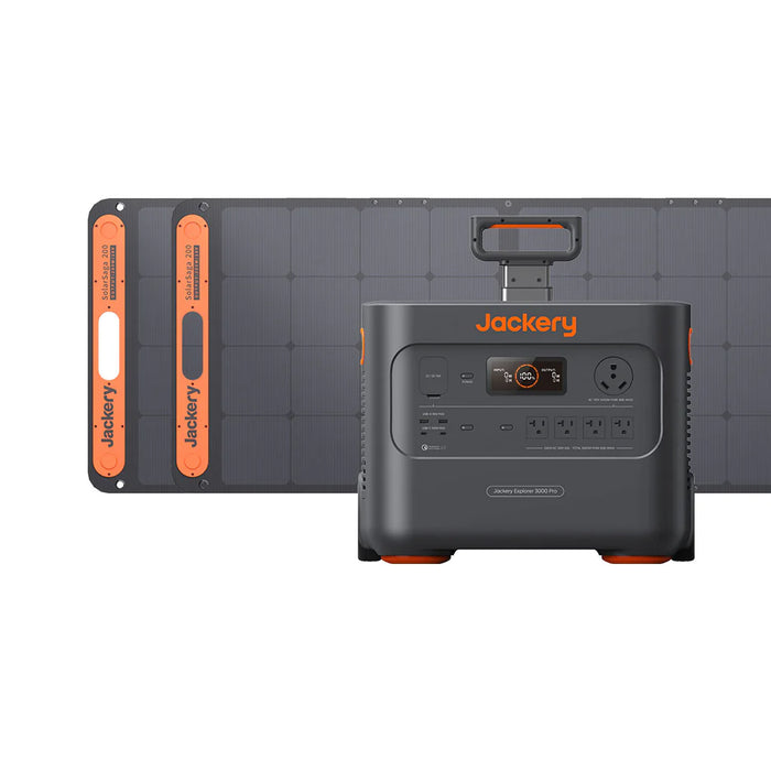 Jackery Solar Generator with Explorer 3000 Pro Power Station