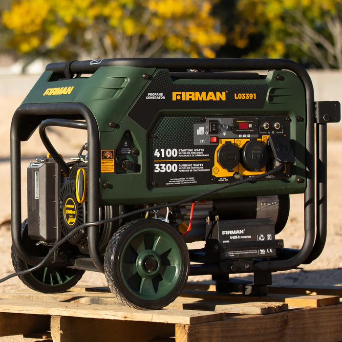 Firman LPG Portable Generator 4100W Electric Start