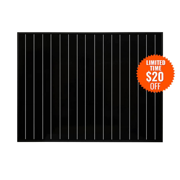 RICH SOLAR MEGA 50 Watt Solar Panel Black