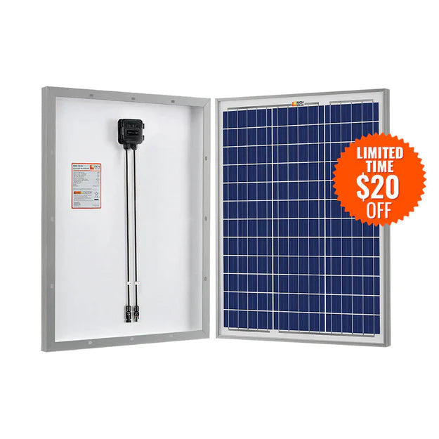 RICH SOLAR MEGA 50 Watt Solar Panel Poly