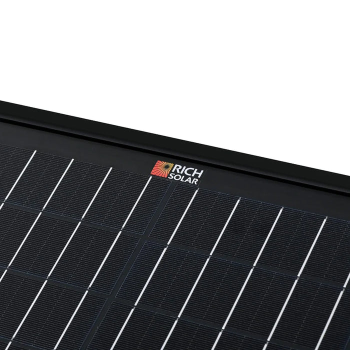 Rich Solar MEGA 200 Watt Portable Solar Panel Briefcase | Best 12V Panel for Solar Generators and Portable Power Stations | 25-Year Output Warranty