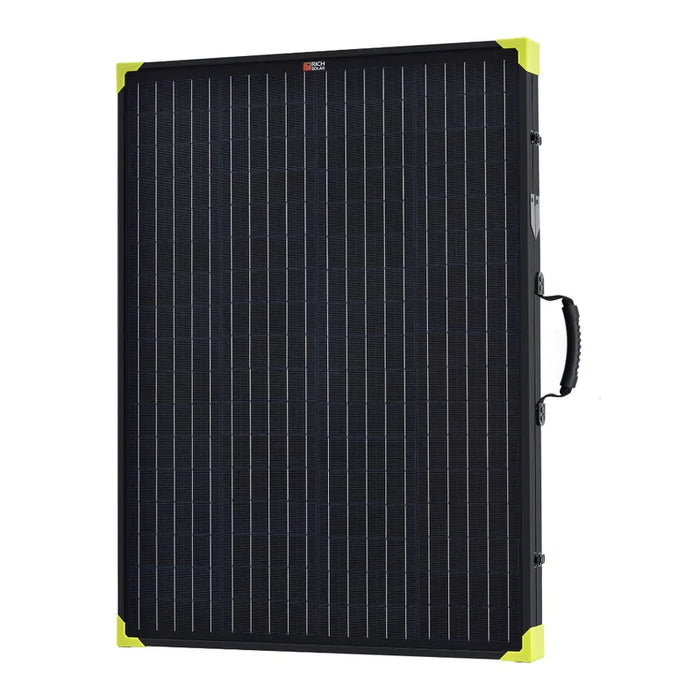 Rich Solar MEGA 200 Watt Portable Solar Panel Briefcase | Best 12V Panel for Solar Generators and Portable Power Stations | 25-Year Output Warranty