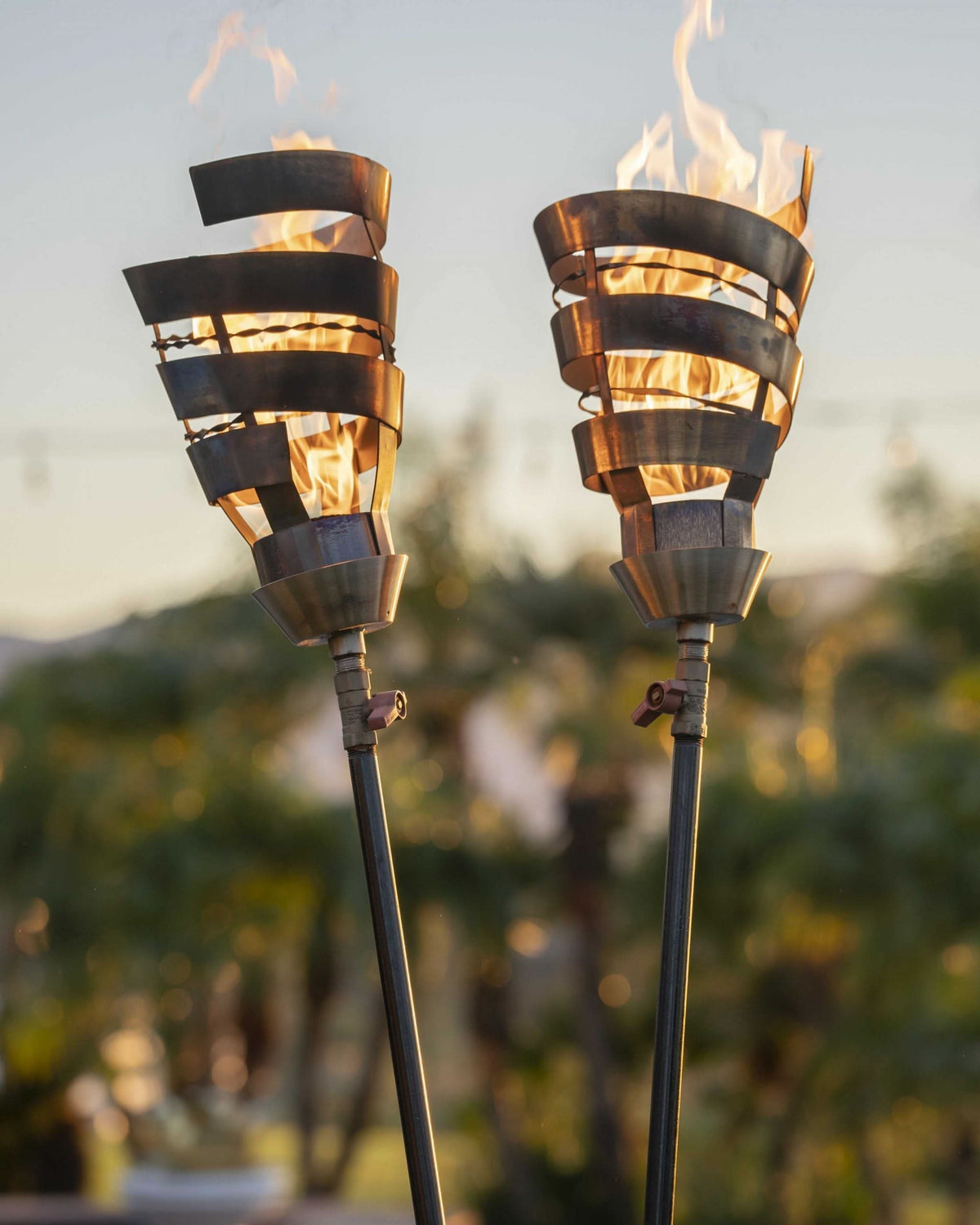 The Outdoor Plus Spiral Fire Torch — Build the Power