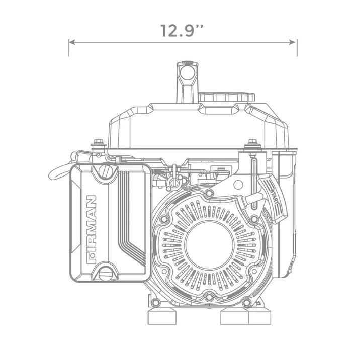 Firman Gas Portable Generator 1300W Recoil Start