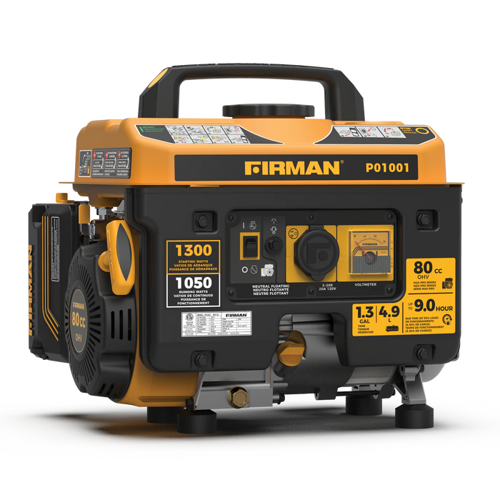 Firman Gas Portable Generator 1300W Recoil Start