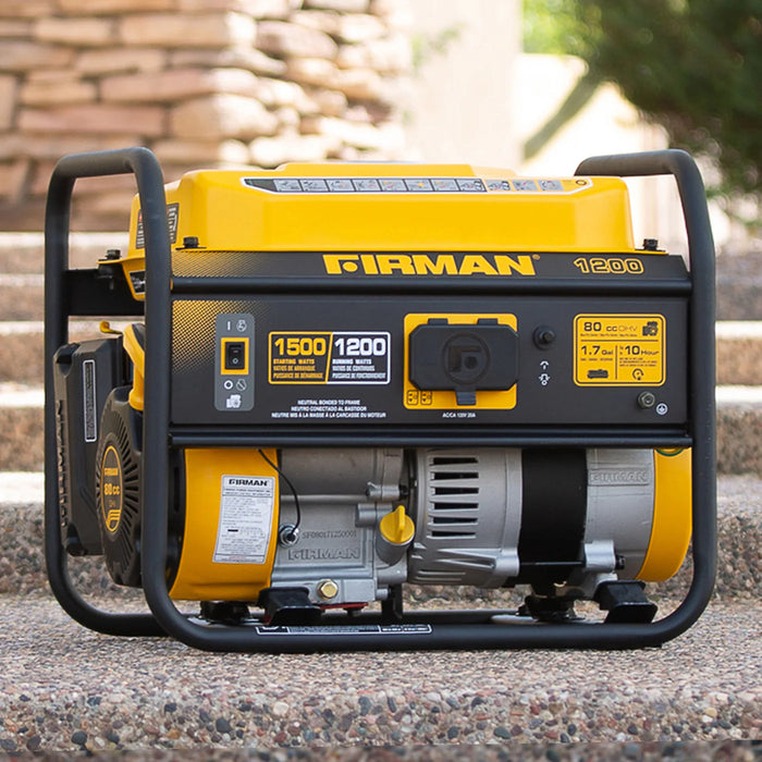 Firman Gas Portable Generator 1500W Recoil Start