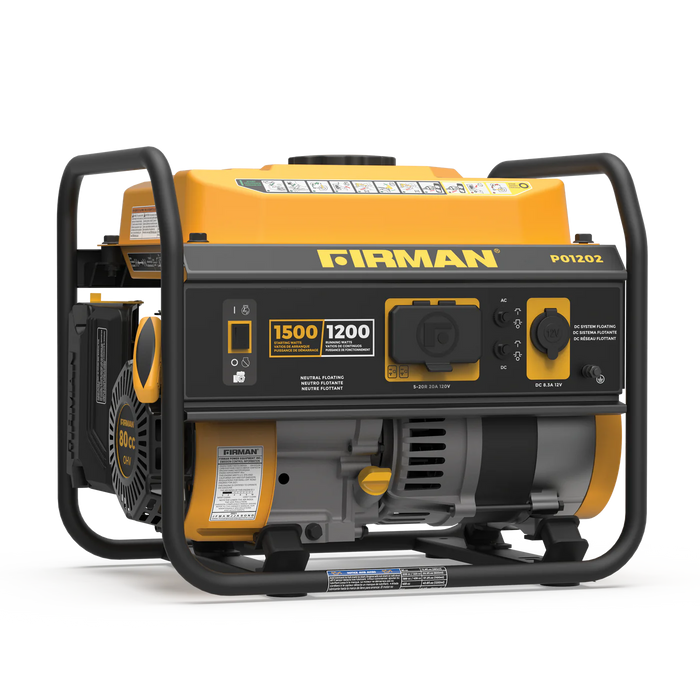 Firman Gas Portable Generator 1500W Recoil Start