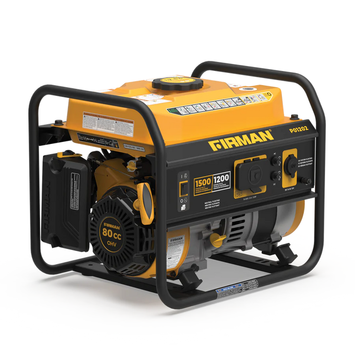 Firman Gas Portable Generator 1500W Recoil Start