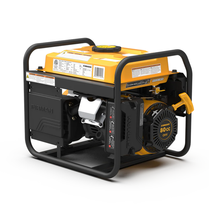 Firman Gas Portable Generator 1500W Recoil Start with CO alert