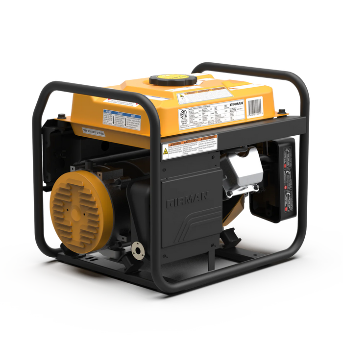 Firman Gas Portable Generator 1500W Recoil Start with CO alert