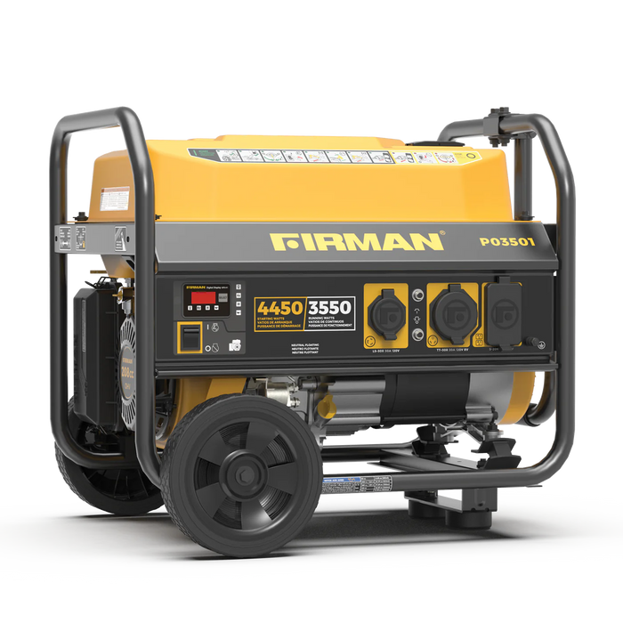 Firman Gas Portable Generator 4450W Recoil Start 120V