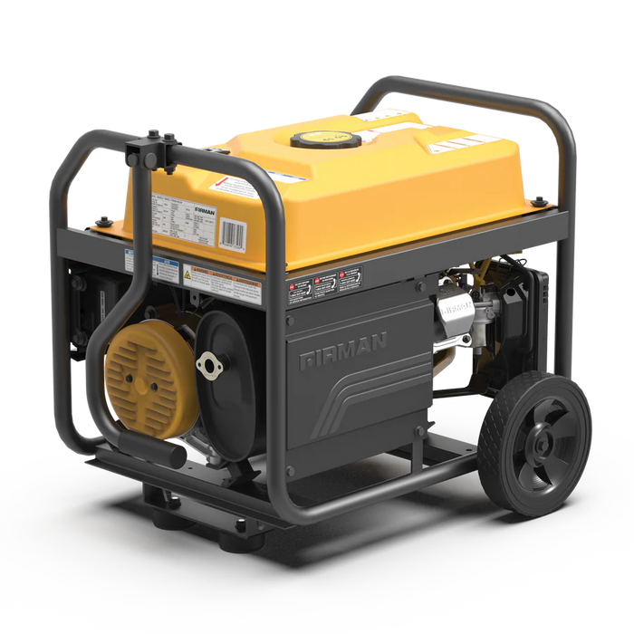 Firman Gas Portable Generator 4450W Recoil Start 120V with CO alert