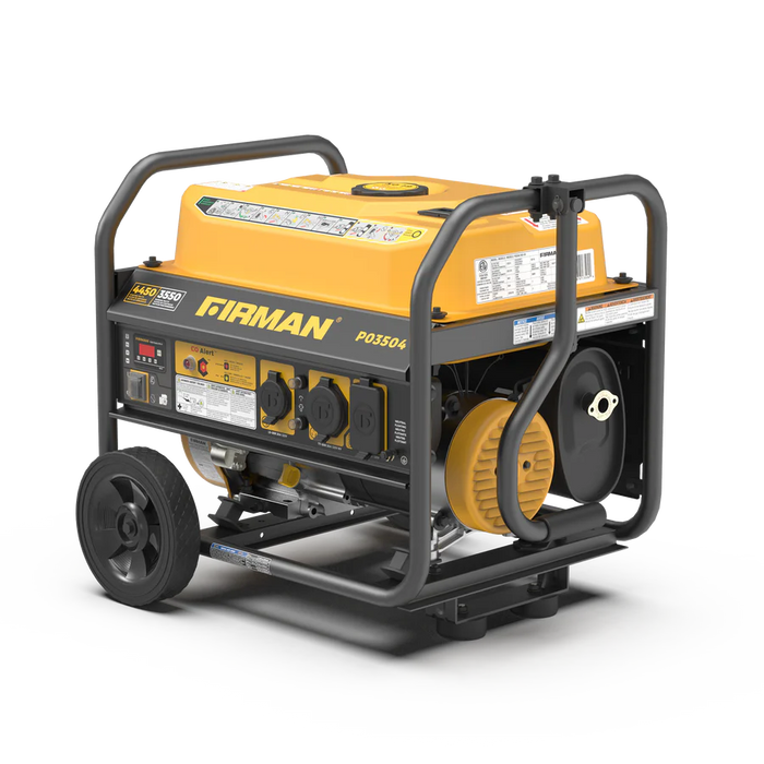 Firman Refurbished Gas Portable Generator 4450W Recoil Start 120V with CO alert