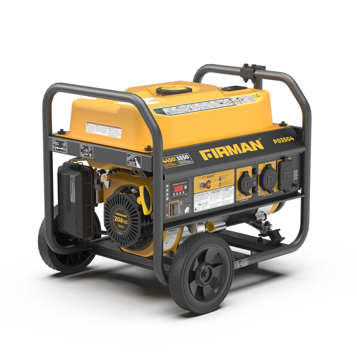 Firman Refurbished Gas Portable Generator 4450W Recoil Start 120V with CO alert