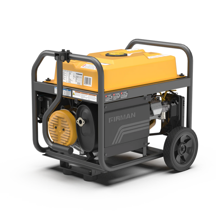 Firman Gas Portable Generator 4450W Recoil Start 120V with CO alert