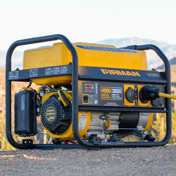 Firman Gas Portable Generator 4550W Recoil Start 120V