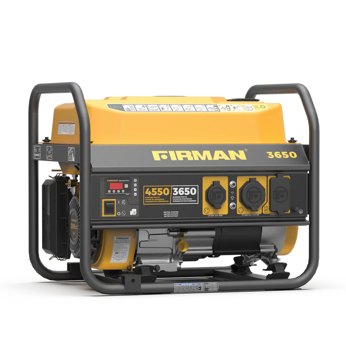 Firman Gas Portable Generator 4550W Recoil Start 120V