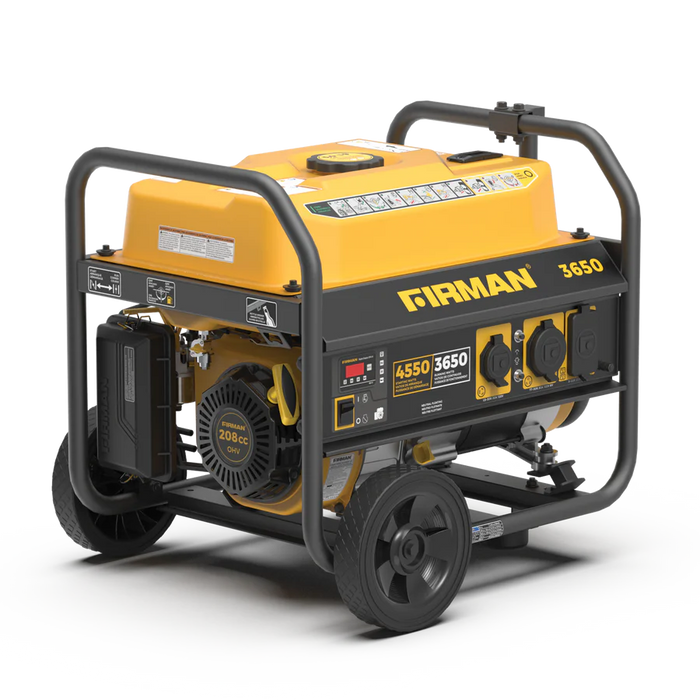 Firman Gas Portable Generator 4550W Recoil Start 120V