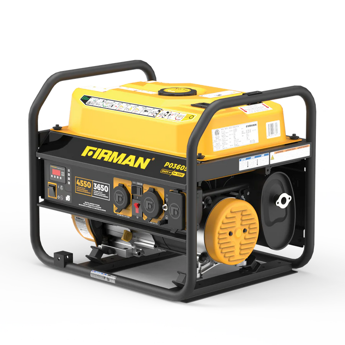 Firman Gas Portable Generator 4550W Recoil Start 120/240V