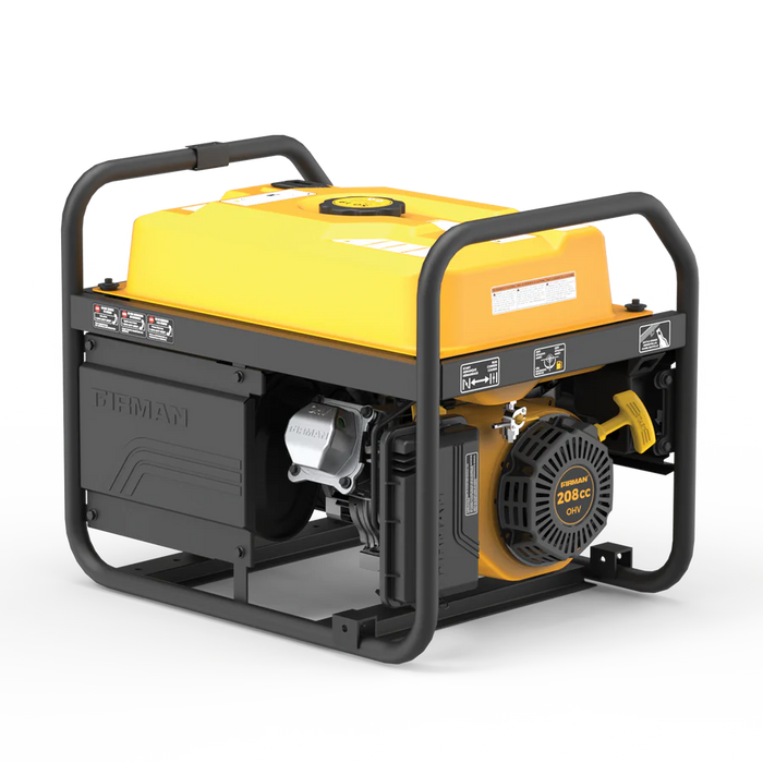 Firman Gas Portable Generator 4550W Recoil Start 120/240V