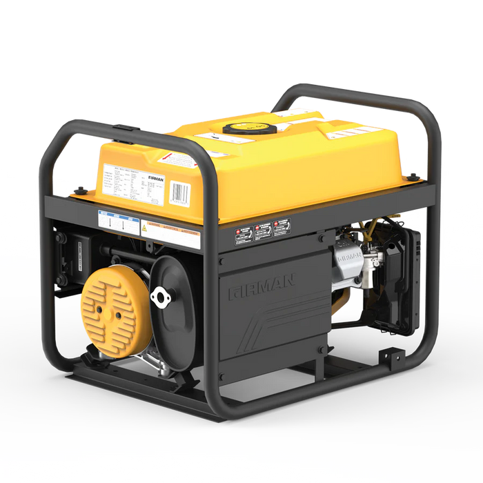 Firman Gas Portable Generator 4550W Recoil Start 120/240V