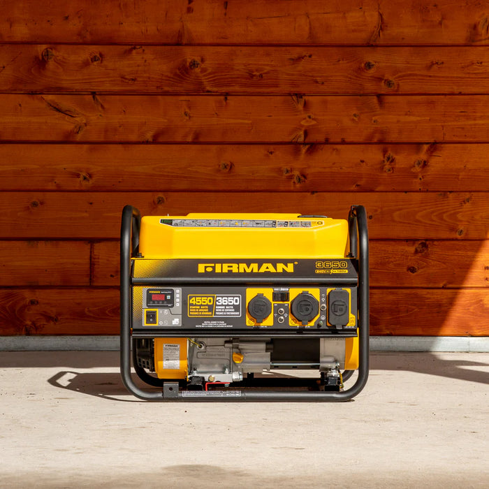 Firman Gas Portable Generator 4550W Recoil Start 120/240V