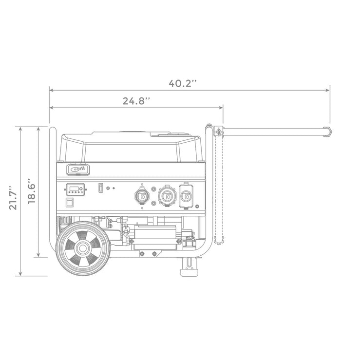 Firman Gas Portable Generator 4550W Remote Start 120V