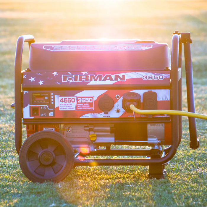 Firman Gas Portable Generator 4550W Recoil Start 120V