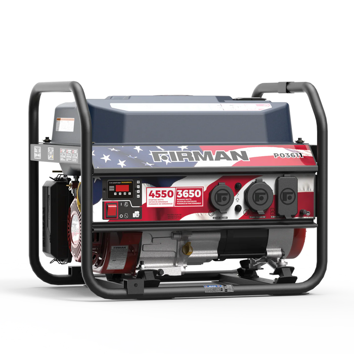 Firman Gas Portable Generator 4550W Recoil Start 120V