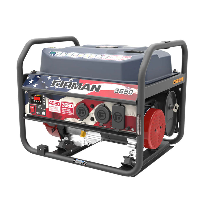 Firman Gas Portable Generator 4550W Recoil Start 120V