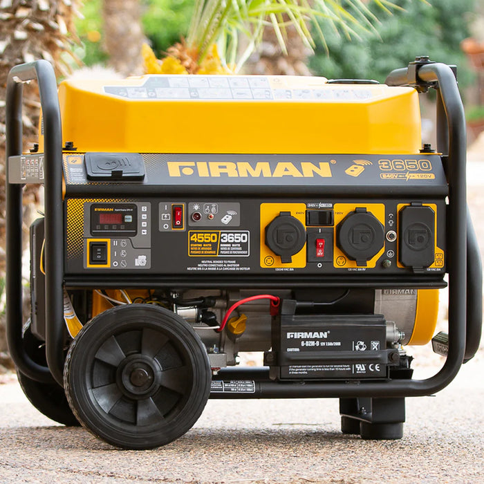 Firman Gas Portable Generator 4550W Remote Start 120/240V