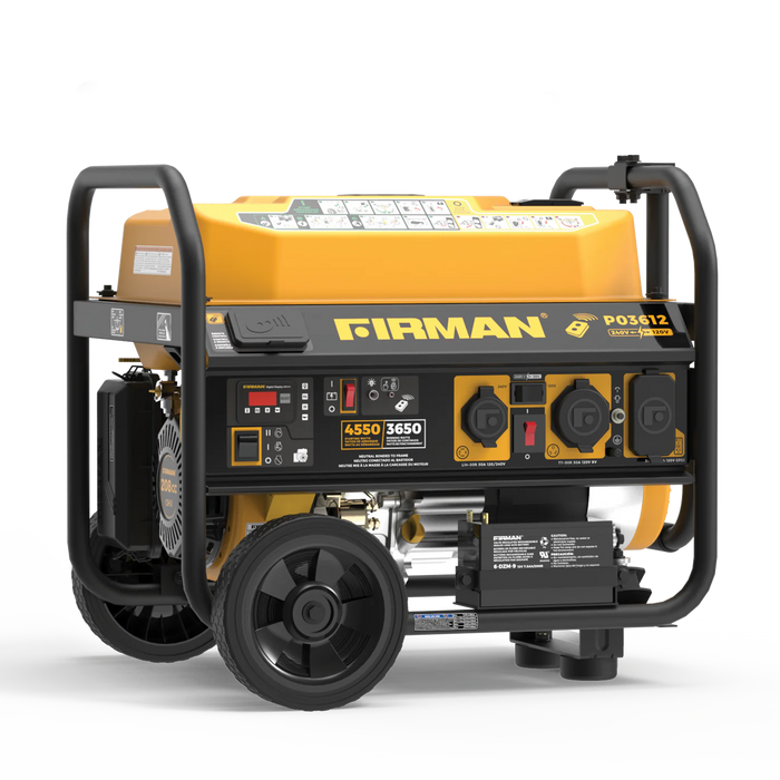 Firman Gas Portable Generator 4550W Remote Start 120/240V