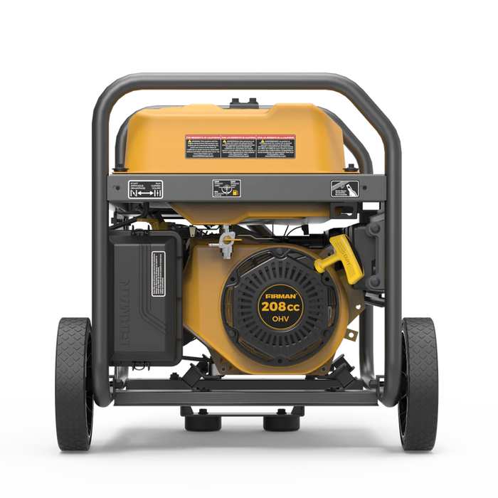 Firman Gas Portable Generator 4550W Recoil Start 120V with CO Alert