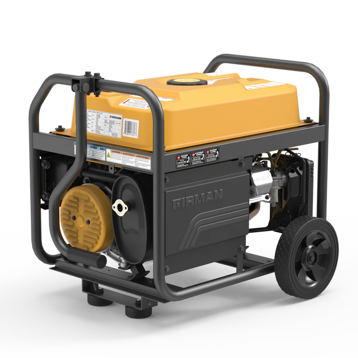 Firman Gas Portable Generator 4550W Recoil Start 120V with CO Alert