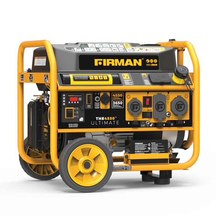 Firman Gas Portable Generator 4550W Remote Start 120/240V