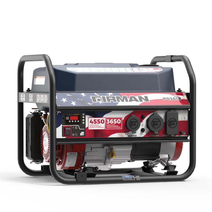 Firman Gas Portable Generator 4550W Recoil Start 120V