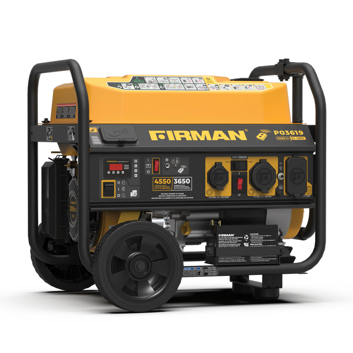 Firman Gas Portable Generator 4550W Remote Start 120/240V