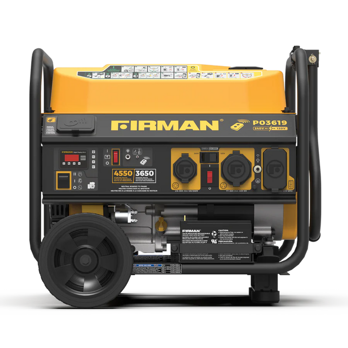 Firman Gas Portable Generator 4550W Remote Start 120/240V