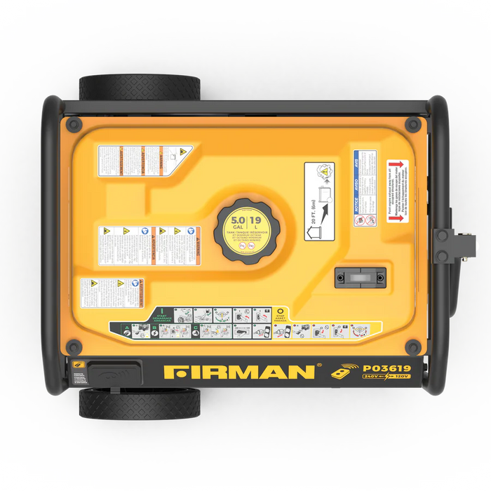 Firman Gas Portable Generator 4550W Remote Start 120/240V