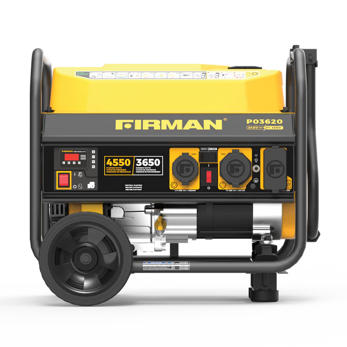 Firman Gas Portable Generator 4550W Recoil Start 120/240V