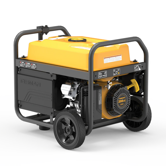 Firman Gas Portable Generator 4550W Recoil Start 120/240V