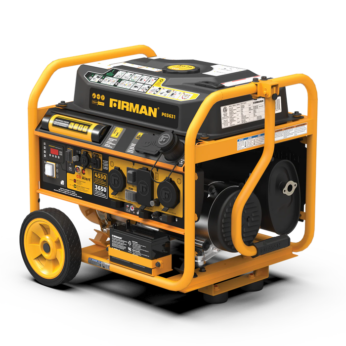 Firman Gas Portable Generator 4550W Remote Start 120/240V with CO alert