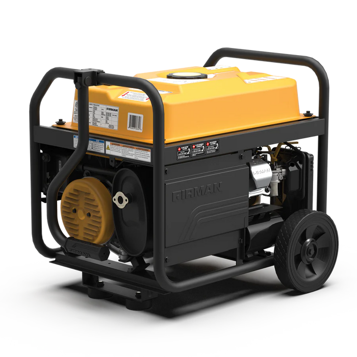 Firman Gas Portable Generator 4550W Recoil Start 120/240V with CO ALERT