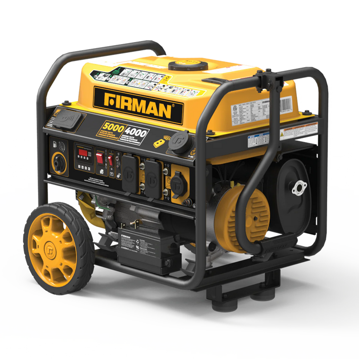 Firman Gas Portable Generator 5000W Remote Start 120V