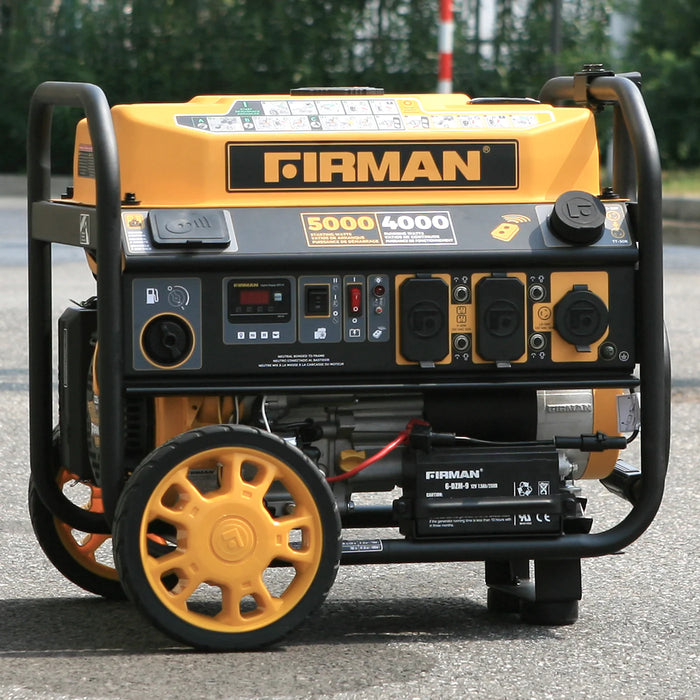 Firman Gas Portable Generator 5000W Remote Start 120V