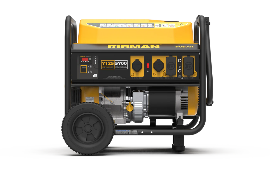 Firman Gas Portable Generator 7125W Recoil Start 120/240V