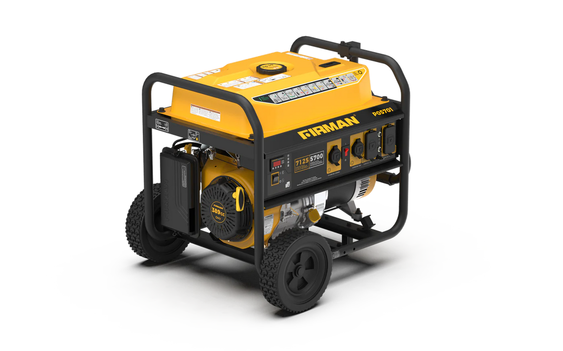 Firman Gas Portable Generator 7125W Recoil Start 120/240V