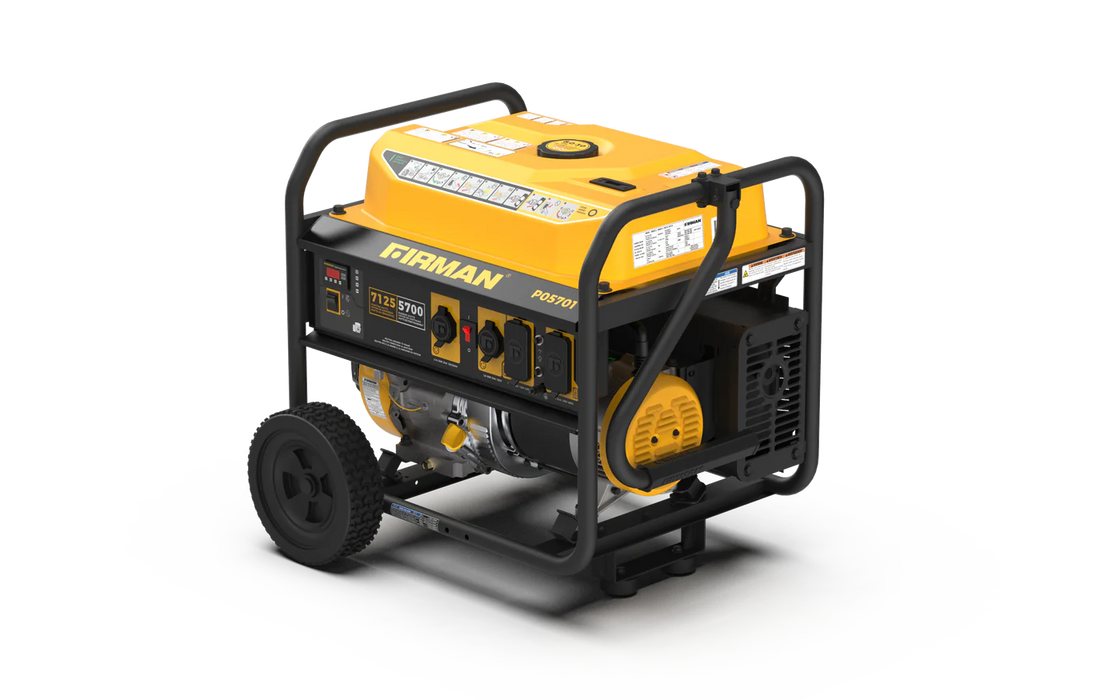 Firman Gas Portable Generator 7125W Recoil Start 120/240V