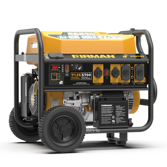 Firman Gas Portable Generator 7125W Remote Start 120/240V